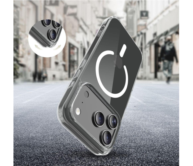 Tech-Protect Flexair Hybrid Magsafe do Iphone 17 Pro Max Clear - 1359641 - zdjęcie 3